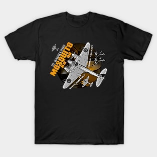 De Havilland Mosquito DH98 Vintage Multirole Combat Aircraft T-Shirt